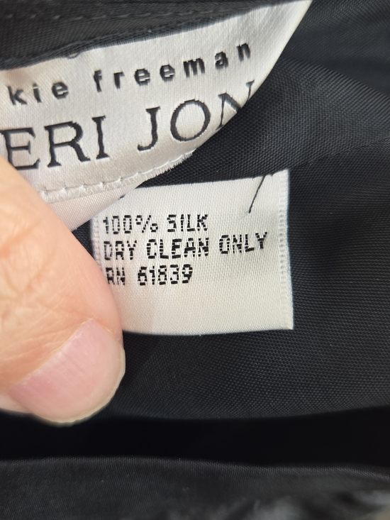 Teri Jon Rickie Freeman Silk Ruffled Maxi Skirt - Picture 7 of 7